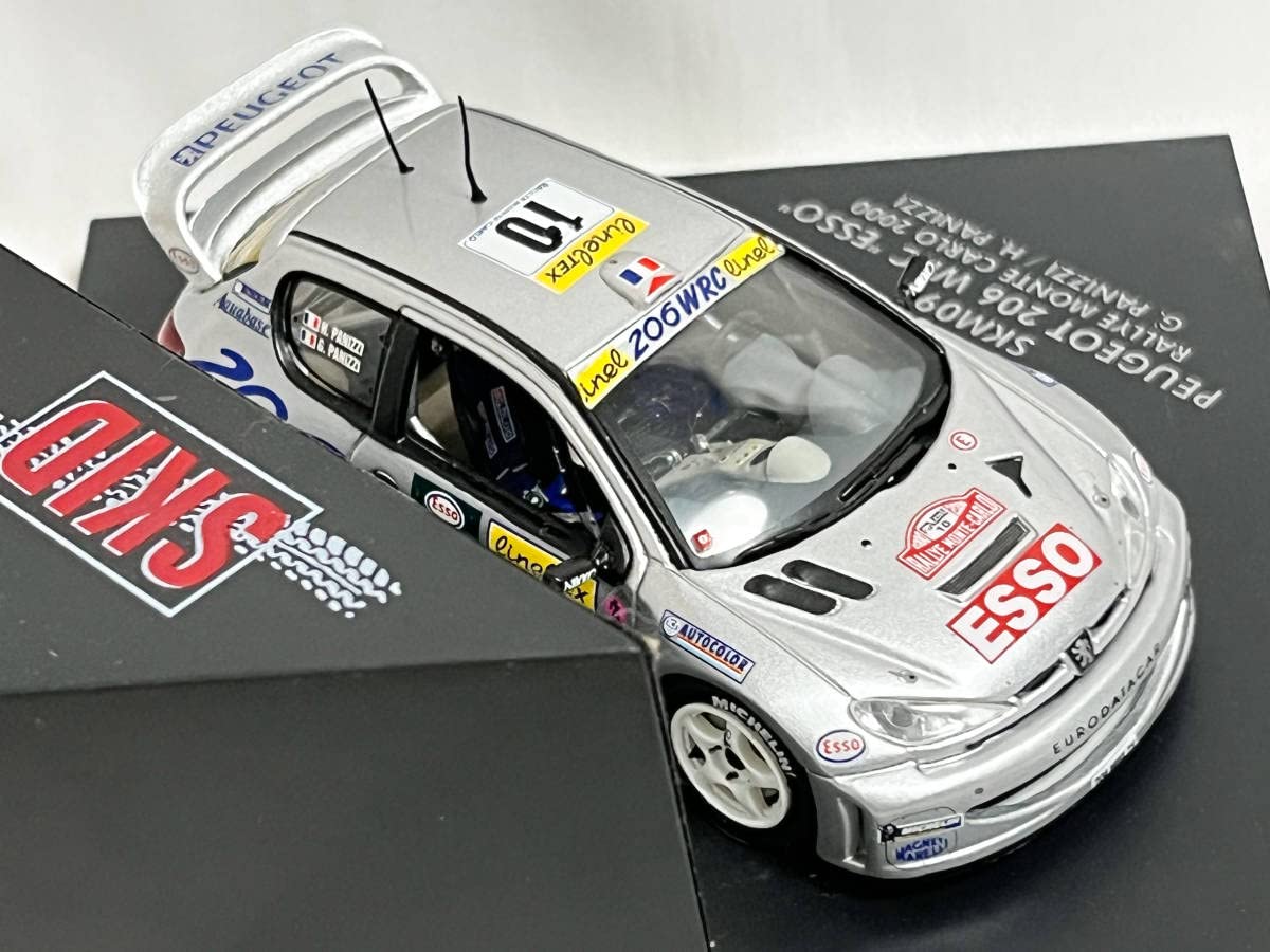 ミニッツ プジョー206 Amazon | SKID 1/43 プジョー 206 WRC 2000 ラリー・モンテカルロ ジル