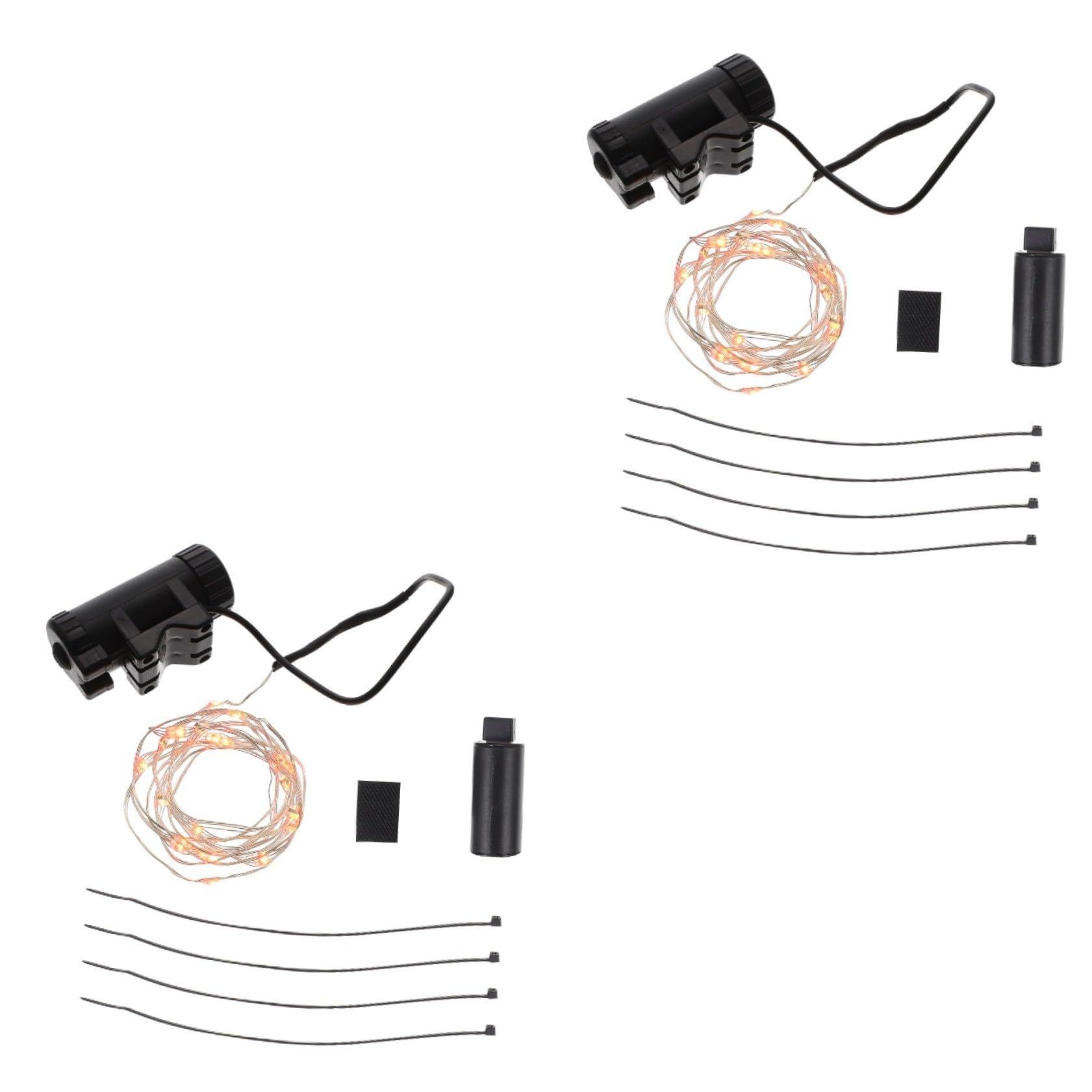 2ensembles Lumière De Roue LED Rechargeable pour Vélo Accessoire De Sécurité Étanche avec Design Pratique pour Cyclistes