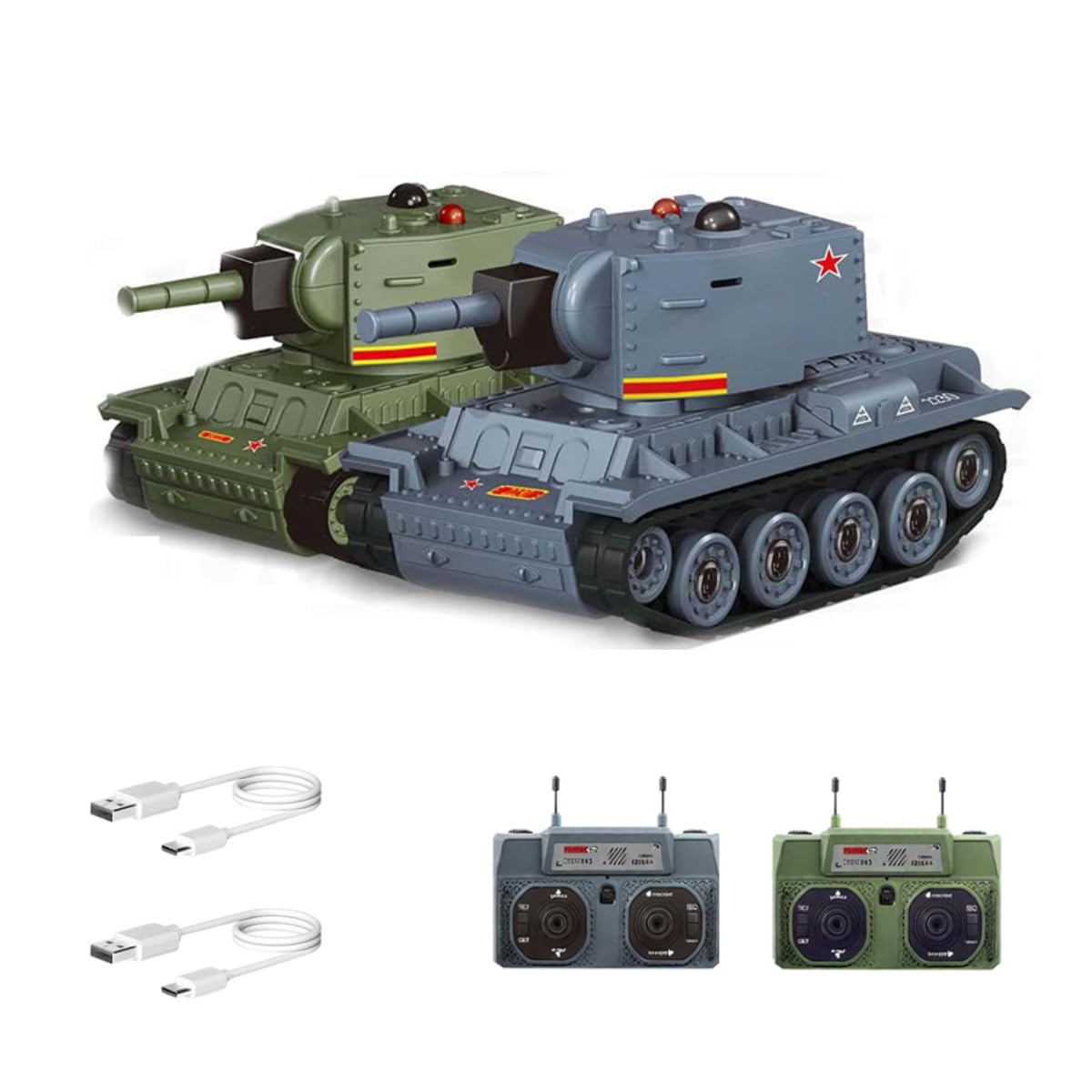 Amazon.co.jp: 1/64スケール ミニRC戦車モデル 2.4GHz 装甲車両 赤外線