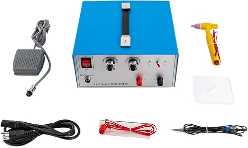 Miniatura 3 de Máquina de soldadura por puntos de joyería Máquina de soldadura de platino de oro y plata 110A 110V Soldador por puntos de joyería Máquina de