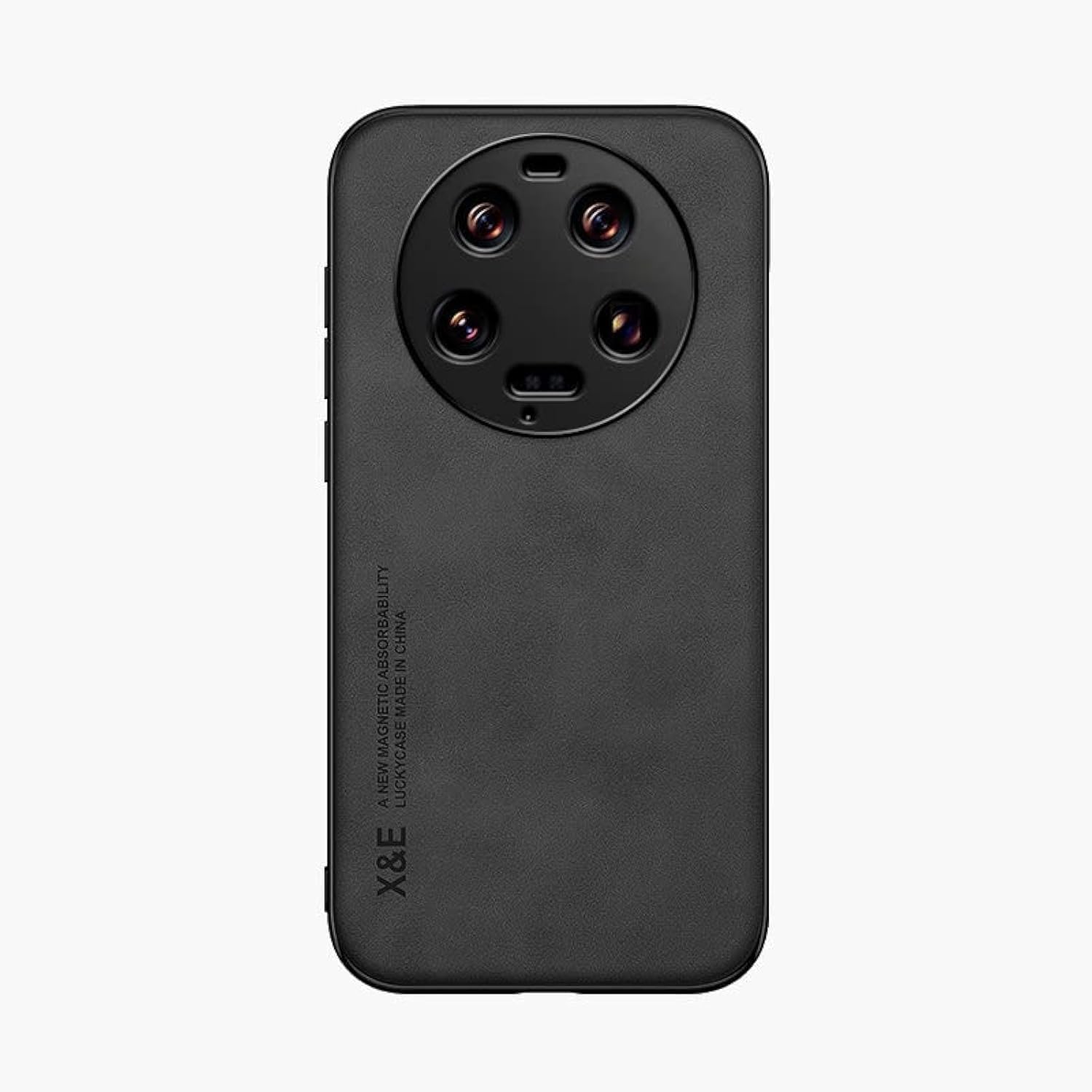 Funda Kepuch Con Placa De Metal Para Redmi Note 12 5G / Poco X5 - Carcasa Protectora, Color Negro, Ajuste Perfecto