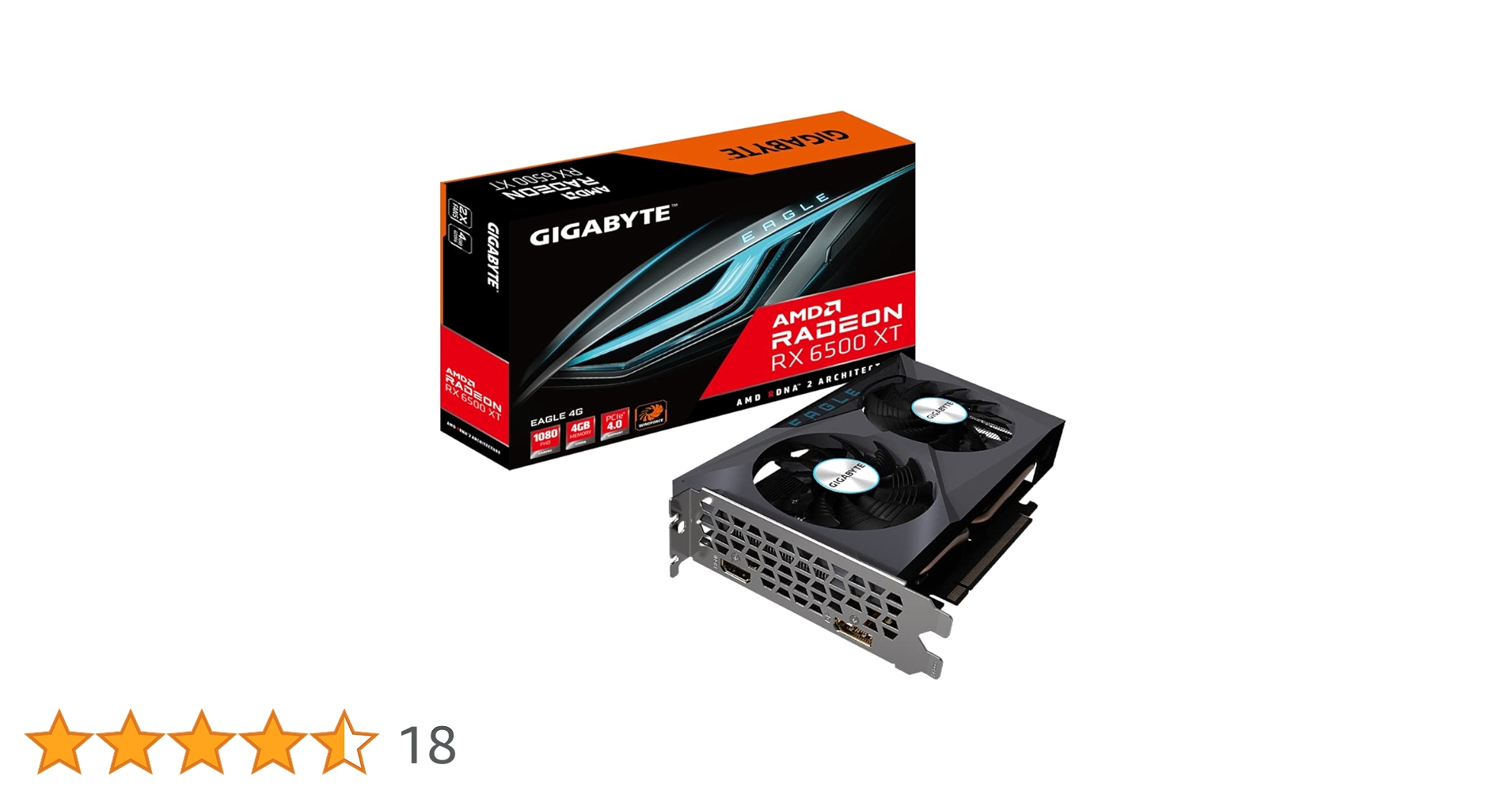 Amazon.co.jp: GIGABYTE AMD Radeon RX6500XT搭載 グラフィック