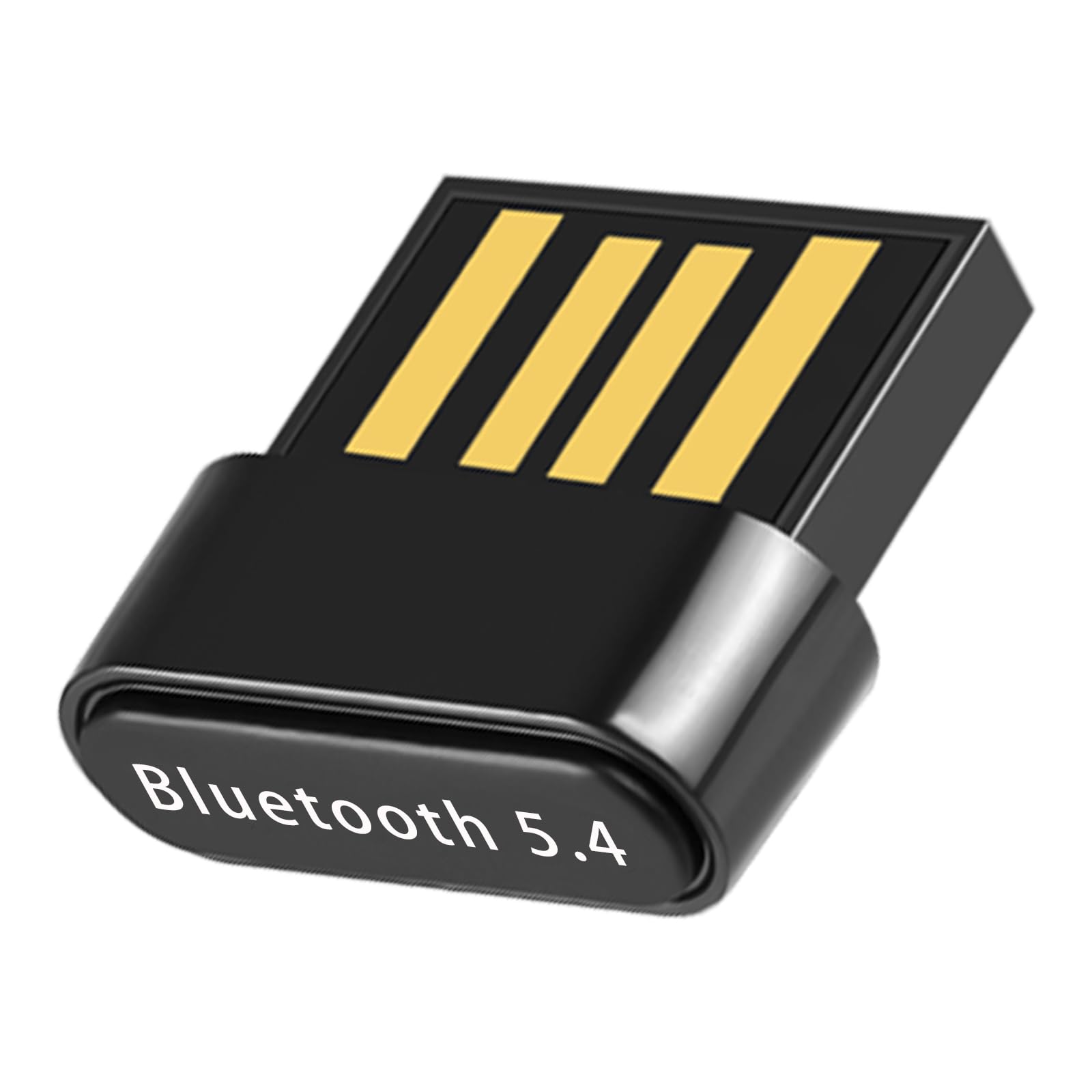 Chiavetta Bluetooth 5.4 per PC Bluetooth USB Adattatore Bluetooth Trasmettitore Low Latency，Plug & Play für PC,Mouse, Tastiera, Cuffie, Telefono Cellulare, Altoparlanti con Windows 11/10/8.1（Nero)