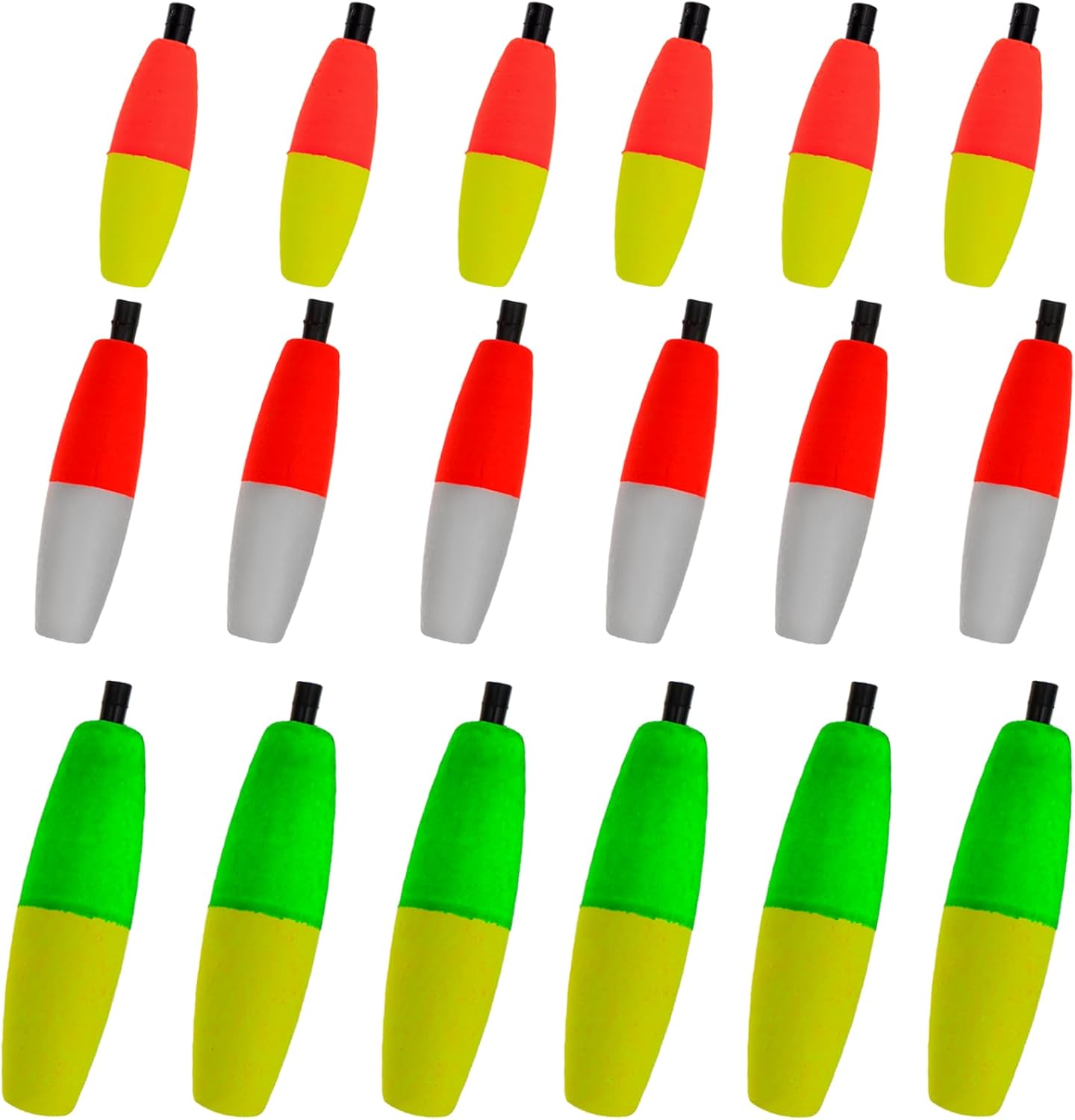 Zsrivk Peg Floats Slotted 18pcs Fishing Floats for