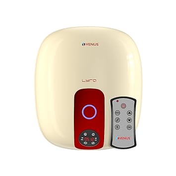 VENUS 10L Lyra Digital 10rd Electric Water Heater (Ivory/Winered)