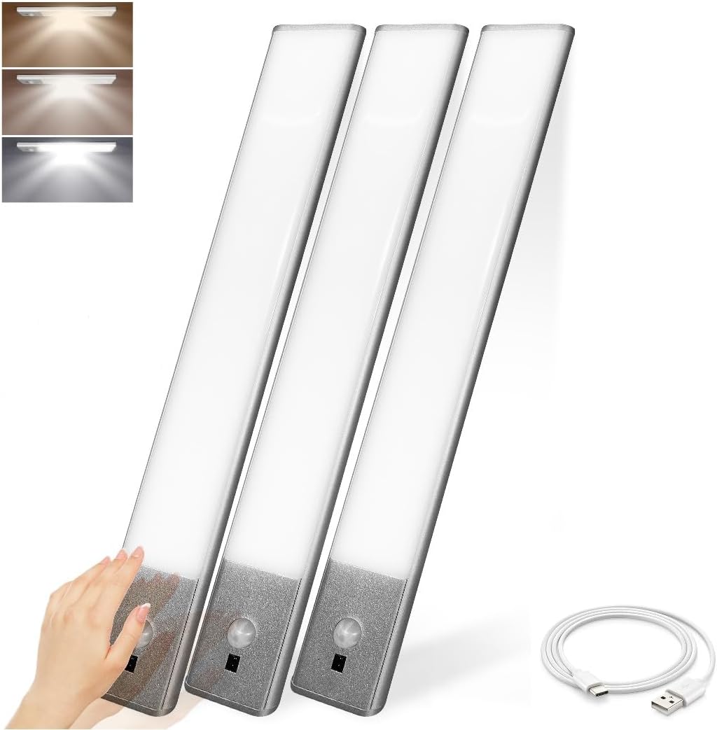 VYANLIGHT Kitchen Under Cabinet Lights - Wireless Motion Sensor LED ...