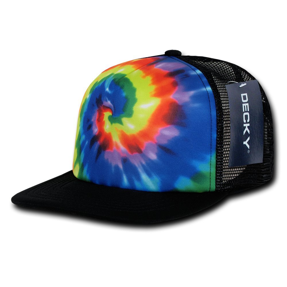 DECKYmens Flat baseball caps, Rainbow
