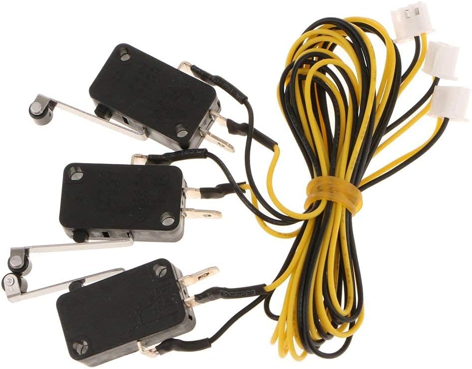 Printer Accessories 3Piece KW11-3Z Limit Mechanical Printer Switch with Cable for 3D Printer