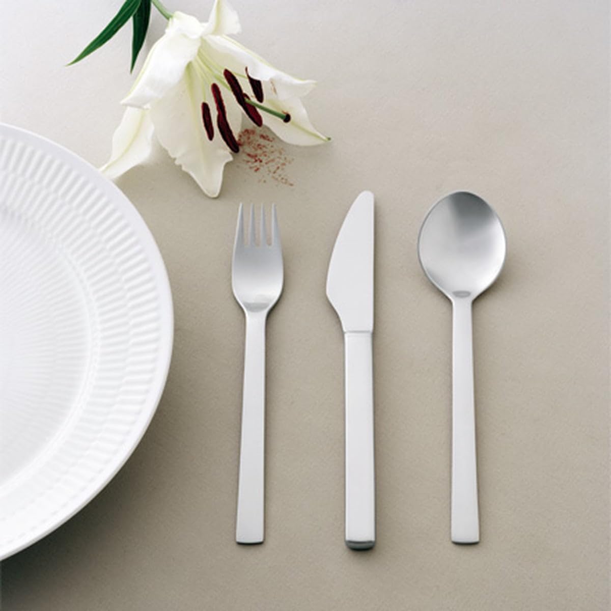 Georg Jensen New York Caffè Latte Löffel teilig (4 Stück, Löffel
