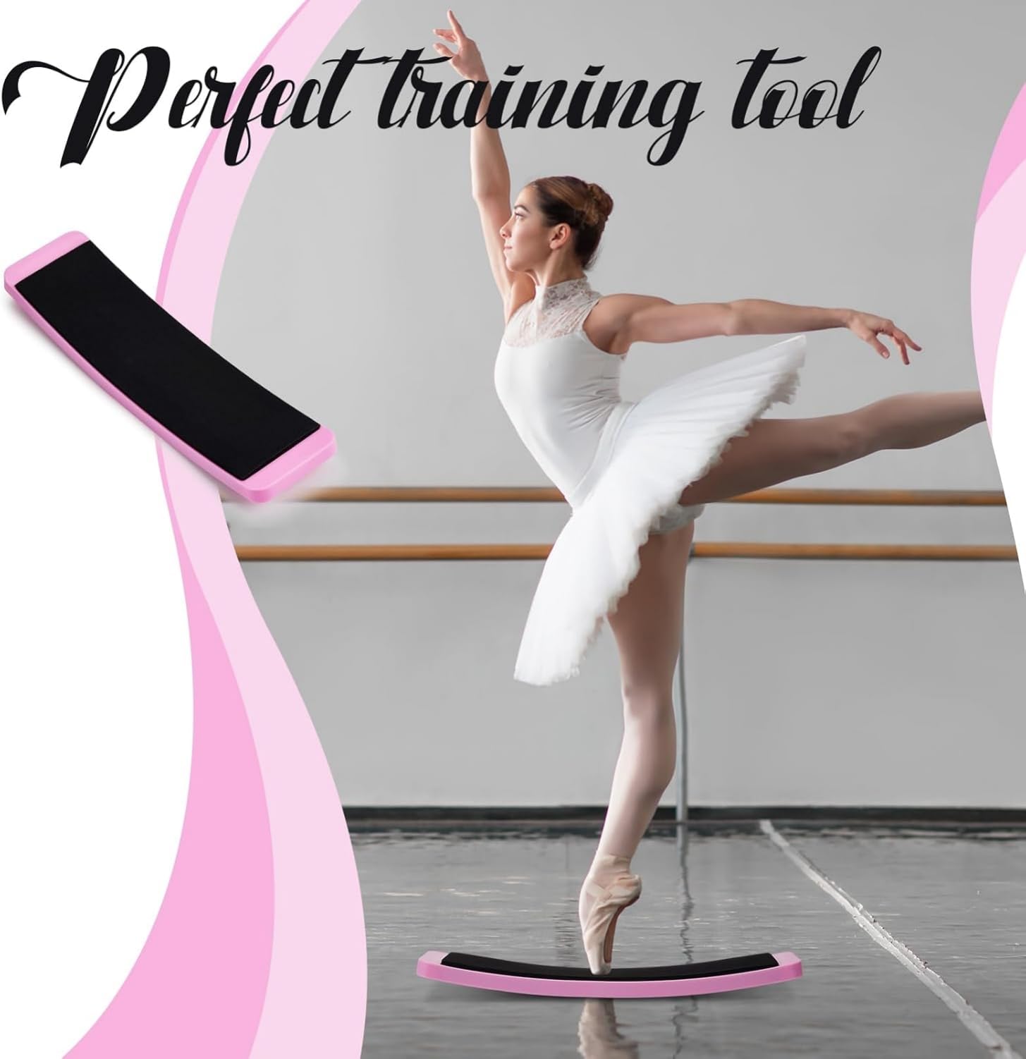 Tabla giratoria para ballet, patinaje artístico redondo, entrenamiento equilibrio pies