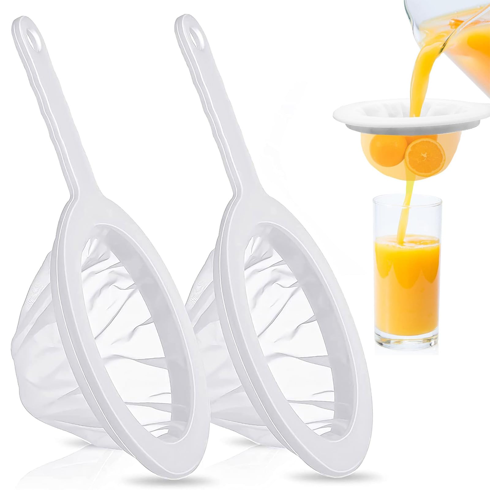 DONJIM Colino In Rete Ultra Fine In Nylon, Colino Da T&egrave; In Plastica Con Foro Per