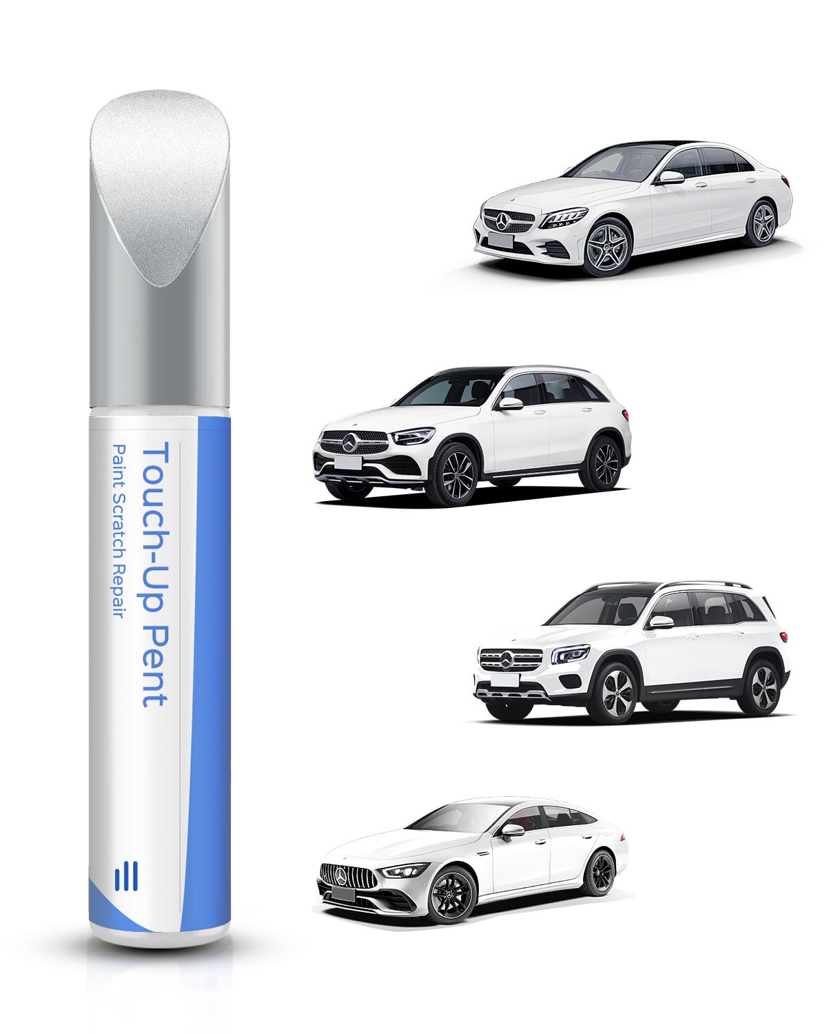 Polar White Touch Up Colour Mercedes-Benz A C E G M GL GLA GLB GLC GLE GLK CLA CLS SL SLK AMG GT