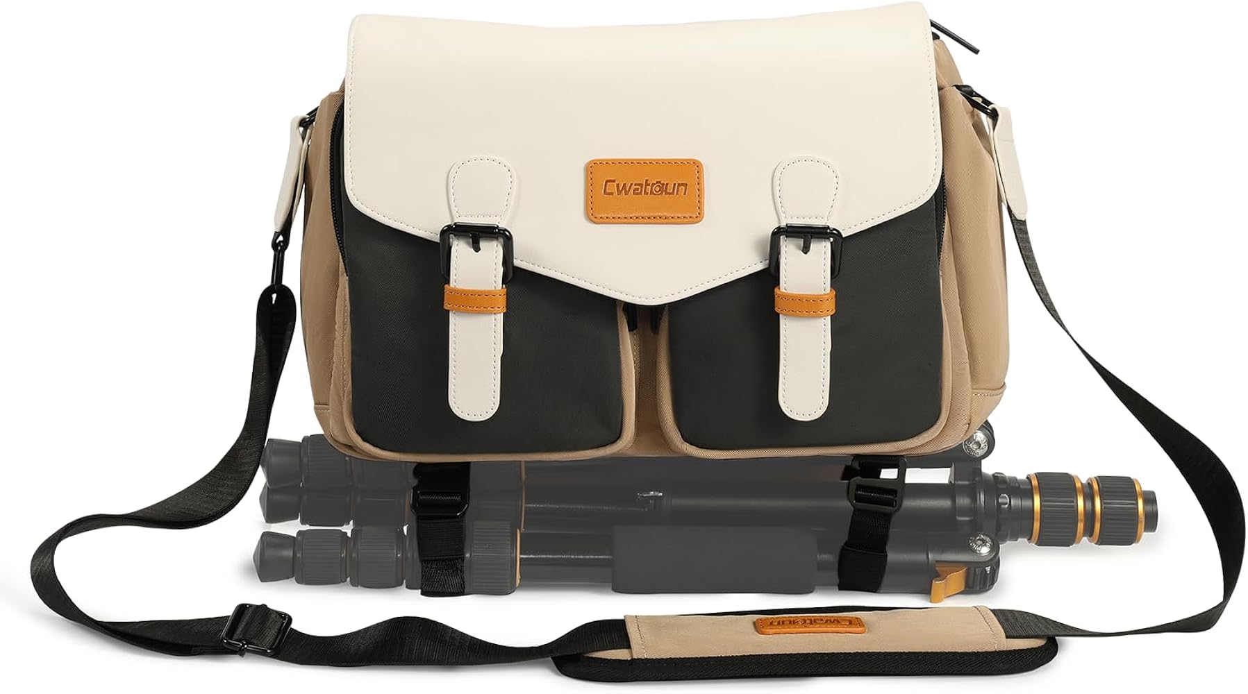 Amazon.com : Cwatcun Camera Bag Camera Crossbody Shoulder
