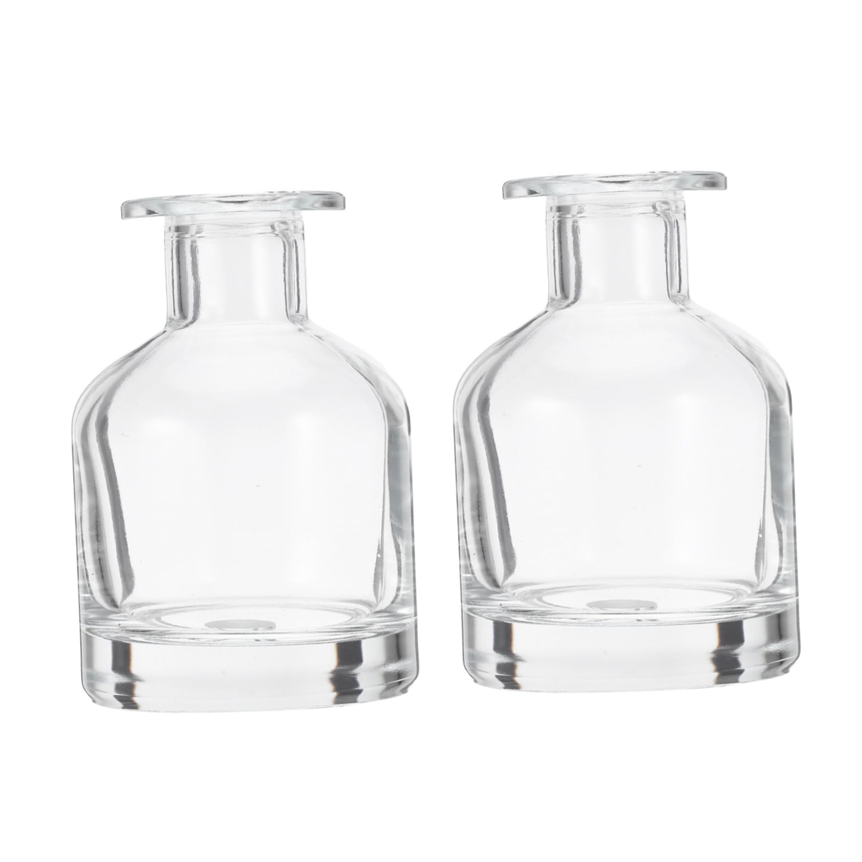 4 Stck. Glas Diffusor Flaschen Leere Nachfüllbare Aromatherapie Raumduft Behälter aus Robustem Glas mit Gleichmäßiger Duftverteilung und Einfacher Reinigung für Zuhause und Büro