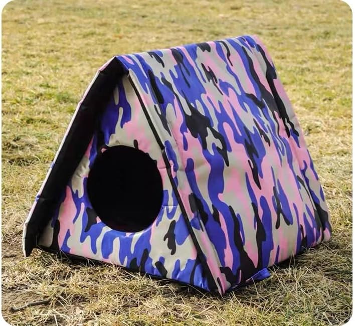 review Outdoor Cat Nest Cats Shelter Outdoor Waterproof Feral Cat Shelter Foldable Warm Pet Cave Feral Cats Dogs Tent Indoor Cat Houses
