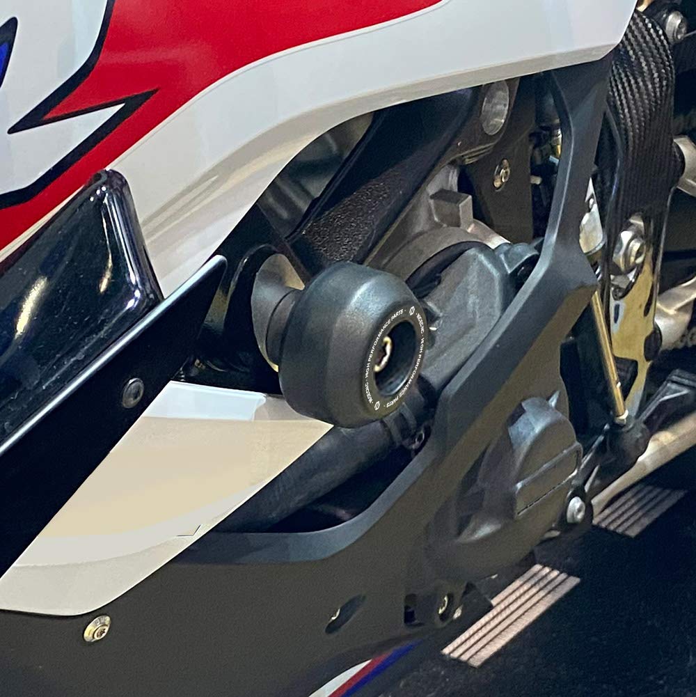 NICECNC Telaio Slider Guard Crash Protector Pad Engine Crash Protector Pad Guard Caduta Proteggere Compatible with BMW S1000RR 2019 2020 2021 2022