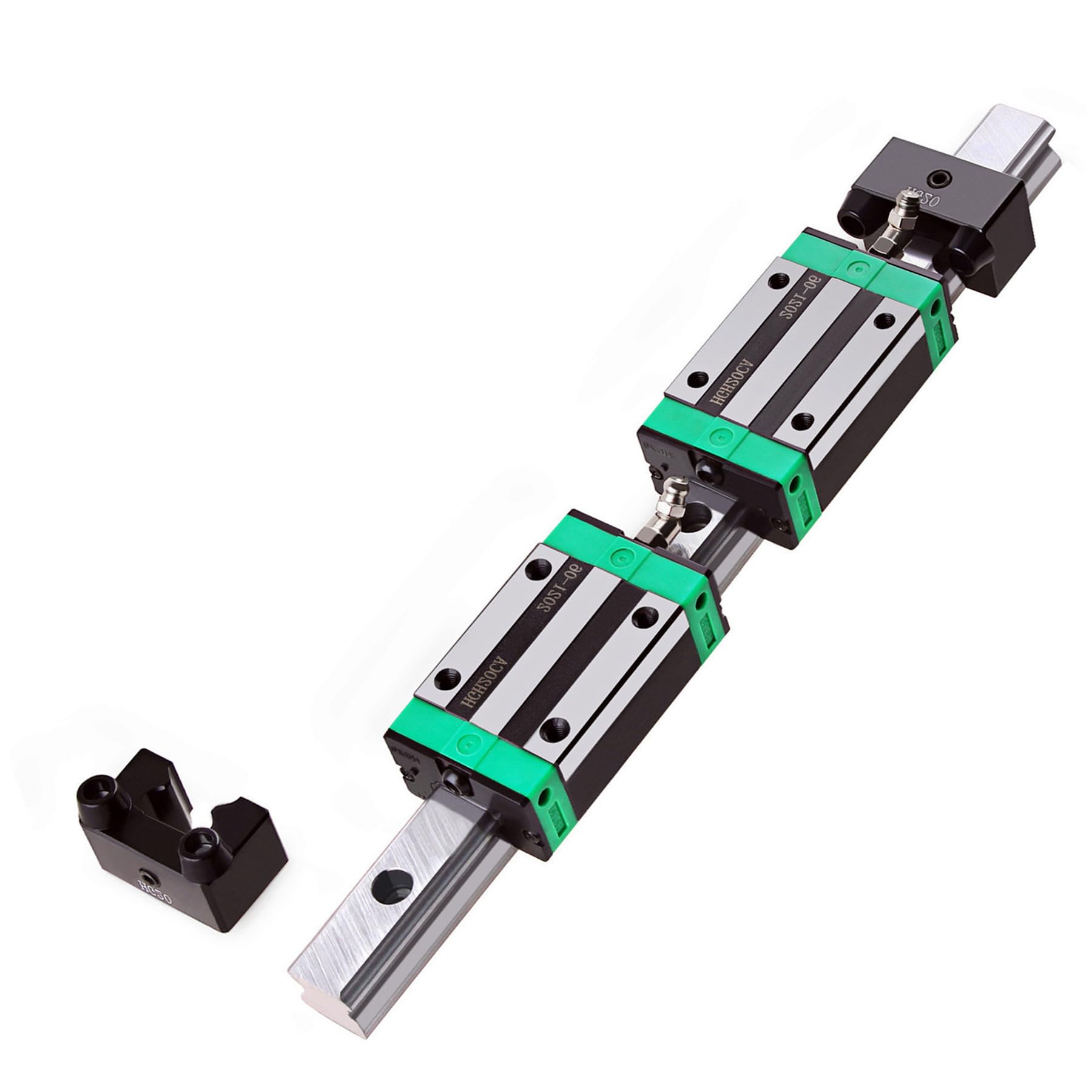 HGR20 Guide linéaire 700 mm Rail linéaire HGH20 + 4 pièces HGH20CA + 4 blocs de patins à traîneau HGH20CA + 4 blocs de délimitation CNC Kit pour fraises CNC DIY