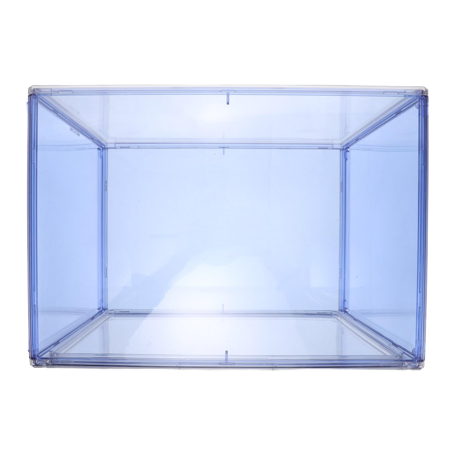 Stackable Transparent Book Storage Box Plastic Desktop Organizer for Office Classroom Study Dustproof Comic Book Display Holder