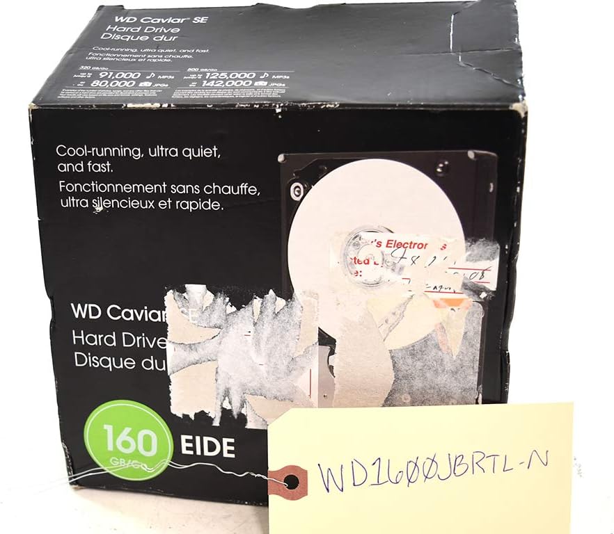 WD 160GB EIDE Internal Hard Drive with 8MB Cache