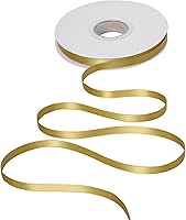 Vista 80 de YAMA Cinta de satén de doble cara, 7/8 pulgadas, 25 yardas para envolver regalos, color rosa