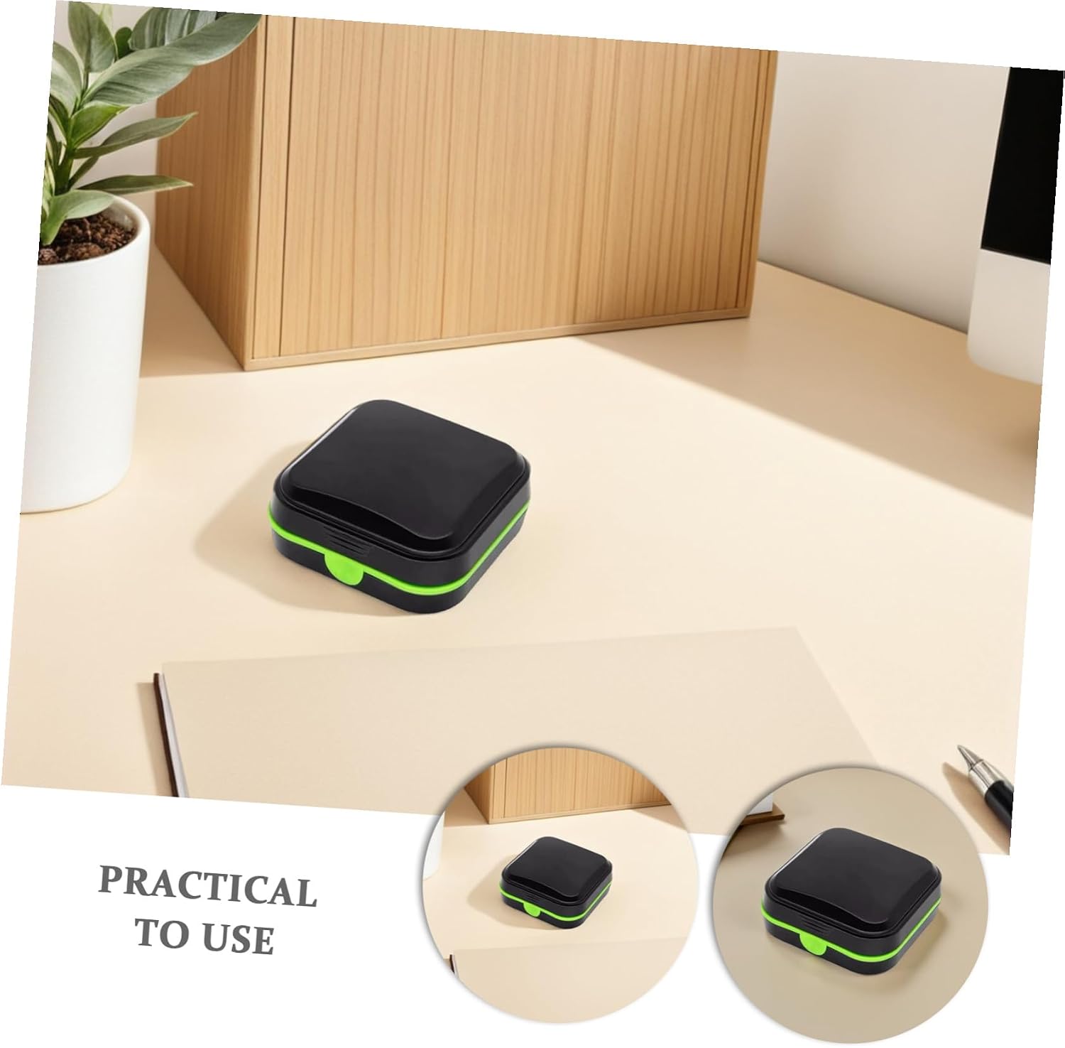 Portable Hearing Aid Storage Box Shockproof and Water-Resistant Hearing Aid Carry Case for Travel Compact Design Convenient Protection and Storage for Home Go Use