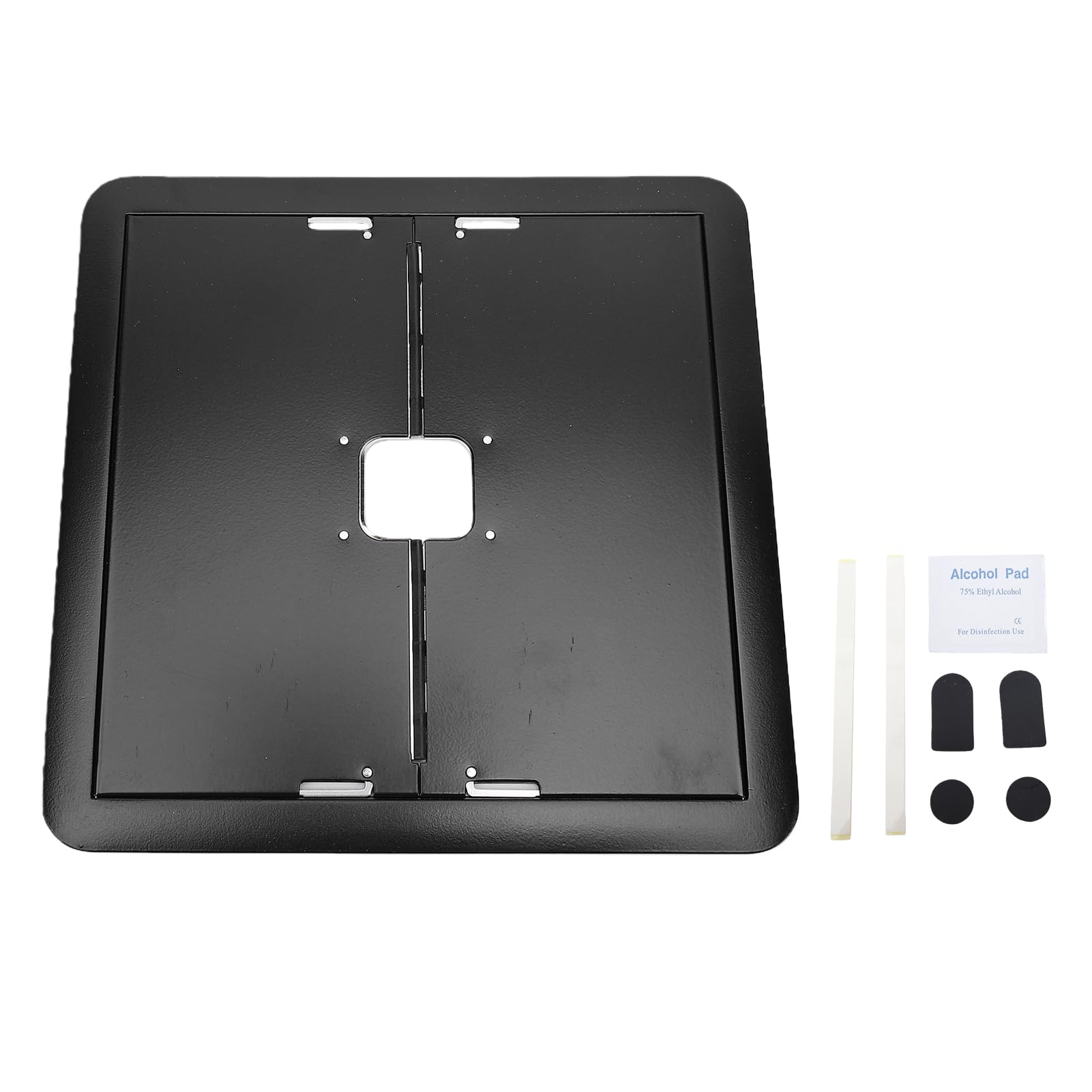 Fyearfly Supporto per laptop in lega di alluminio Supporto per laptop ergonomico regolabile in altezza per lavoro d'ufficio, lavoro a casa, compatto pieghevole per notebook 10 pollici