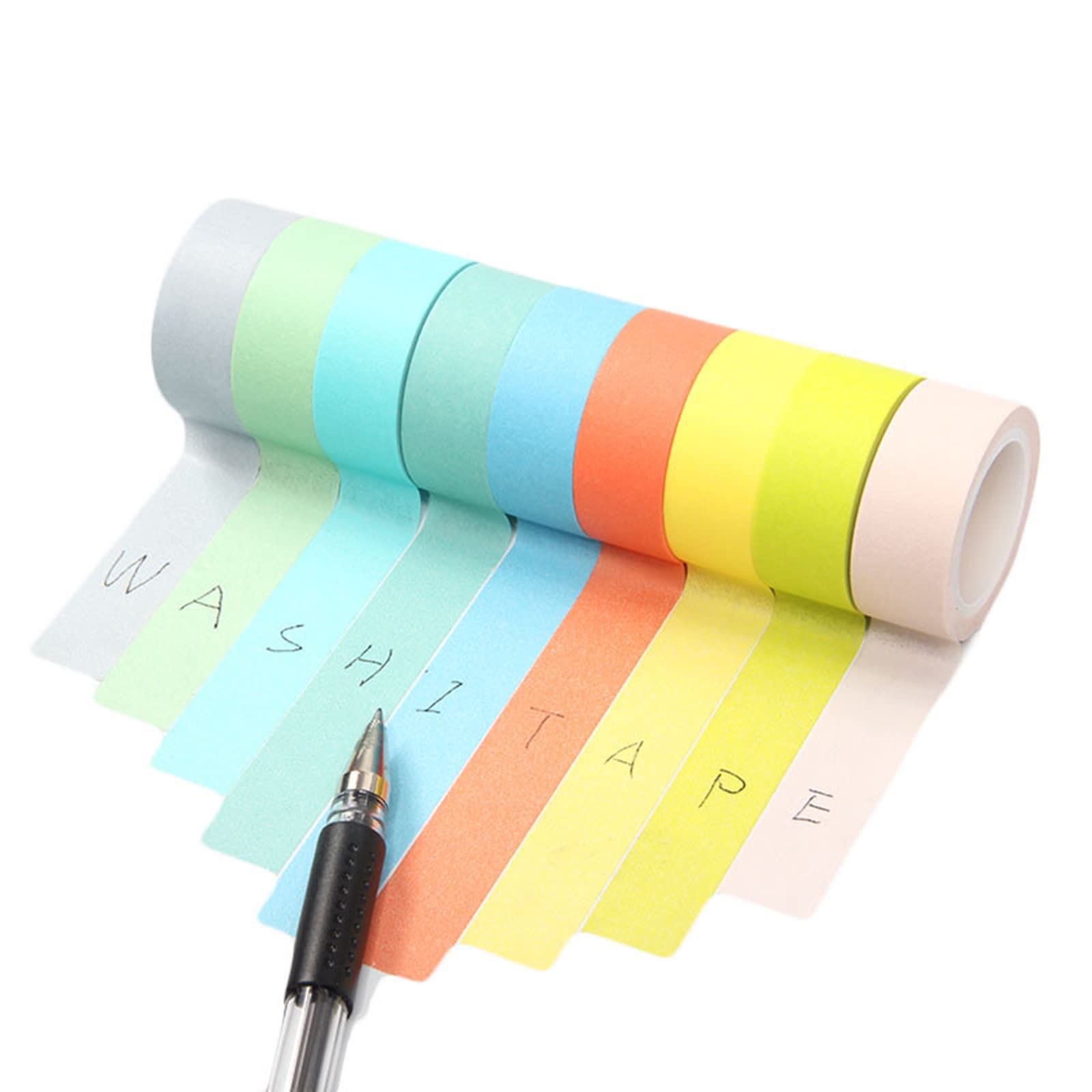 Washi Tapes Set,28 Rollos De Cinta Washi Cinta Adhesiva Decorativa para DIY Manualidades, Revistas, Planificadores, Tarjetas, Scrapbook,Calendario, Envoltura De Regalos
