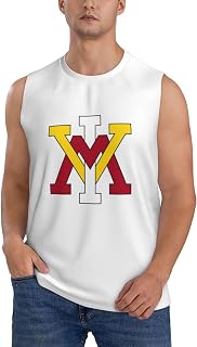 VMI Keydets Tank Tops Men, Classic Graphic Muscle Tee, Sleeveless T-Shirt for Men