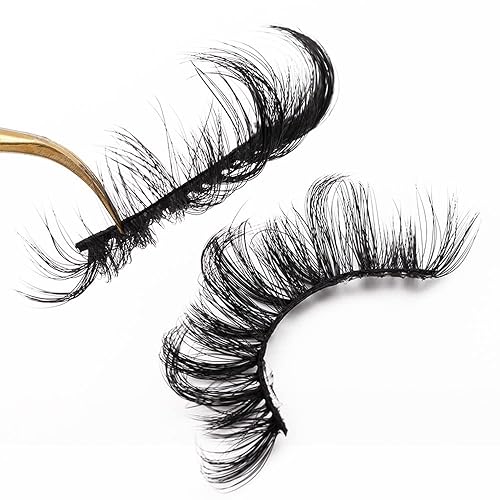 Miniatura 3 de HBZGTLAD Paquete de 6 pares de pestañas postizas esponjosas de imitación natural de visón sintético 3D (3DQG-125)
