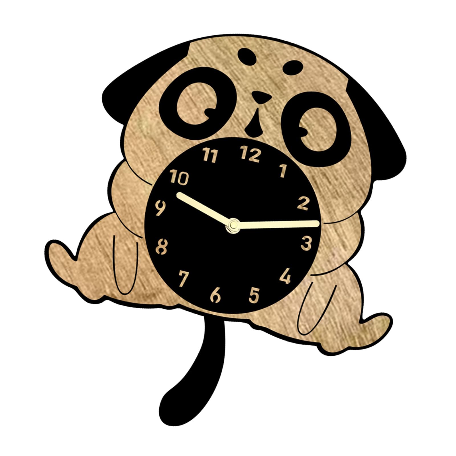 HDOYTXXM Decorative Wall Clock, Battery Operated Wall Clock Silents None Ticking Clocks for Nursery, Kitchen, Bedroom, Home Decors Battery Operated Clocks