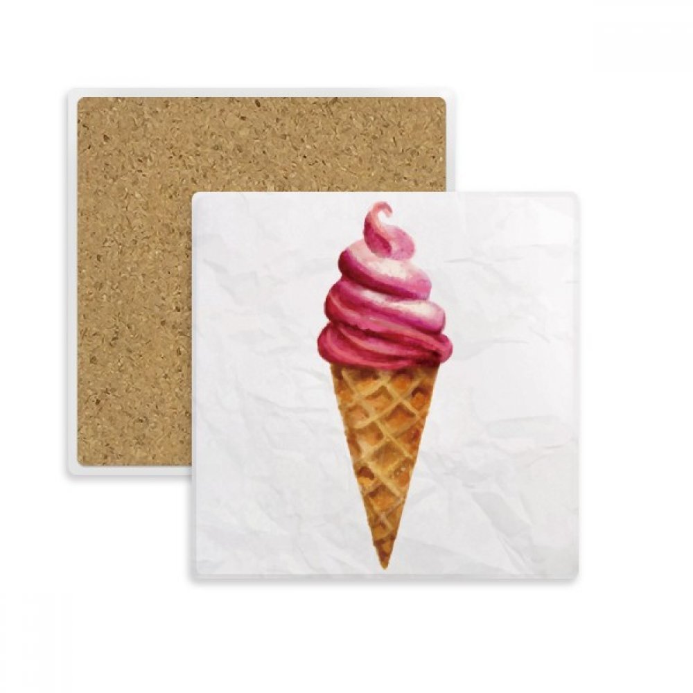Cadeau de Boissons Multicolor Tasse Coaster Pierre Carré