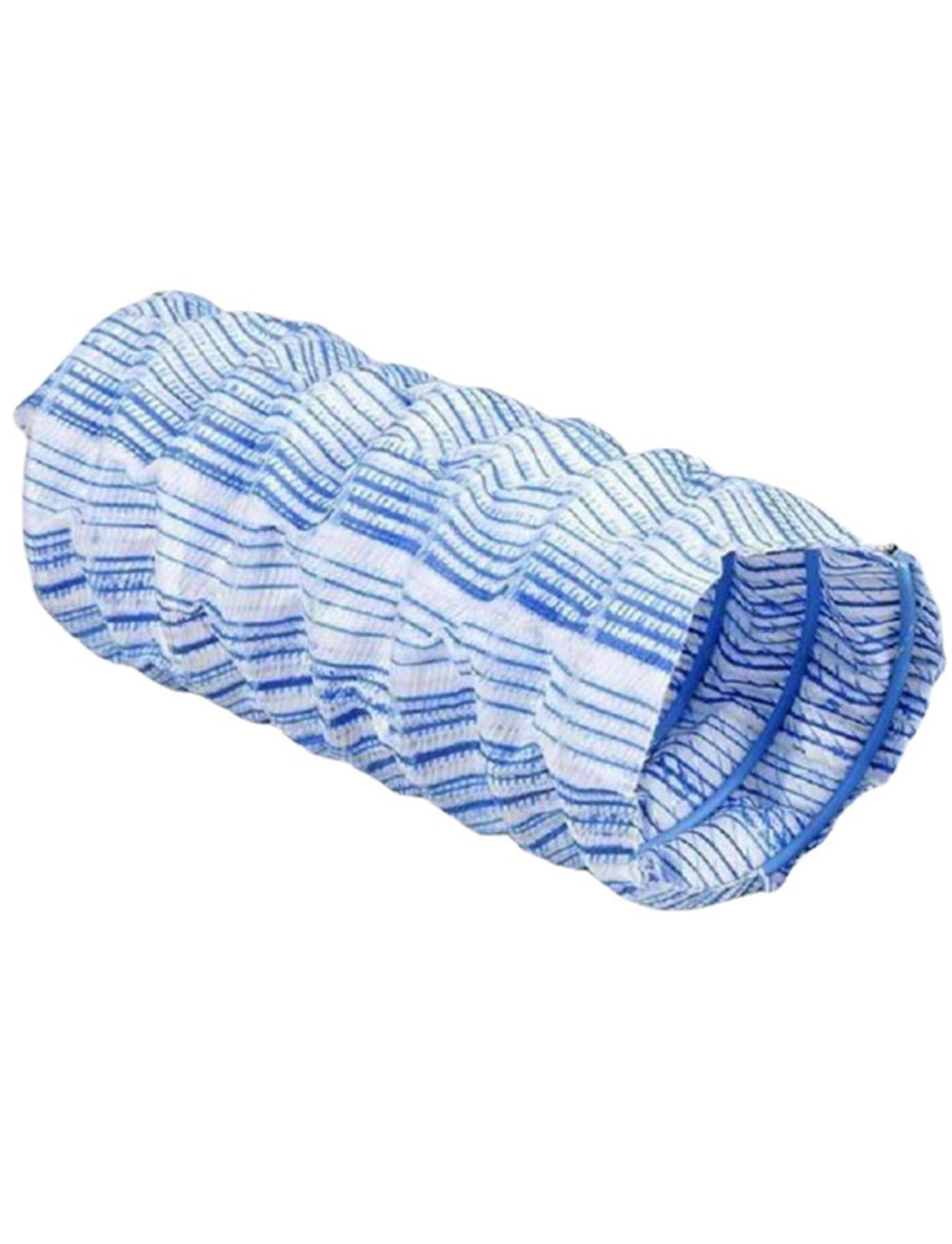 2 Inch Corrugated Non Woven Fabric Perforated Drain Pipe, Outdoor Soft Infiltration French Drain for Pond Landscape(6m/19.7ft)