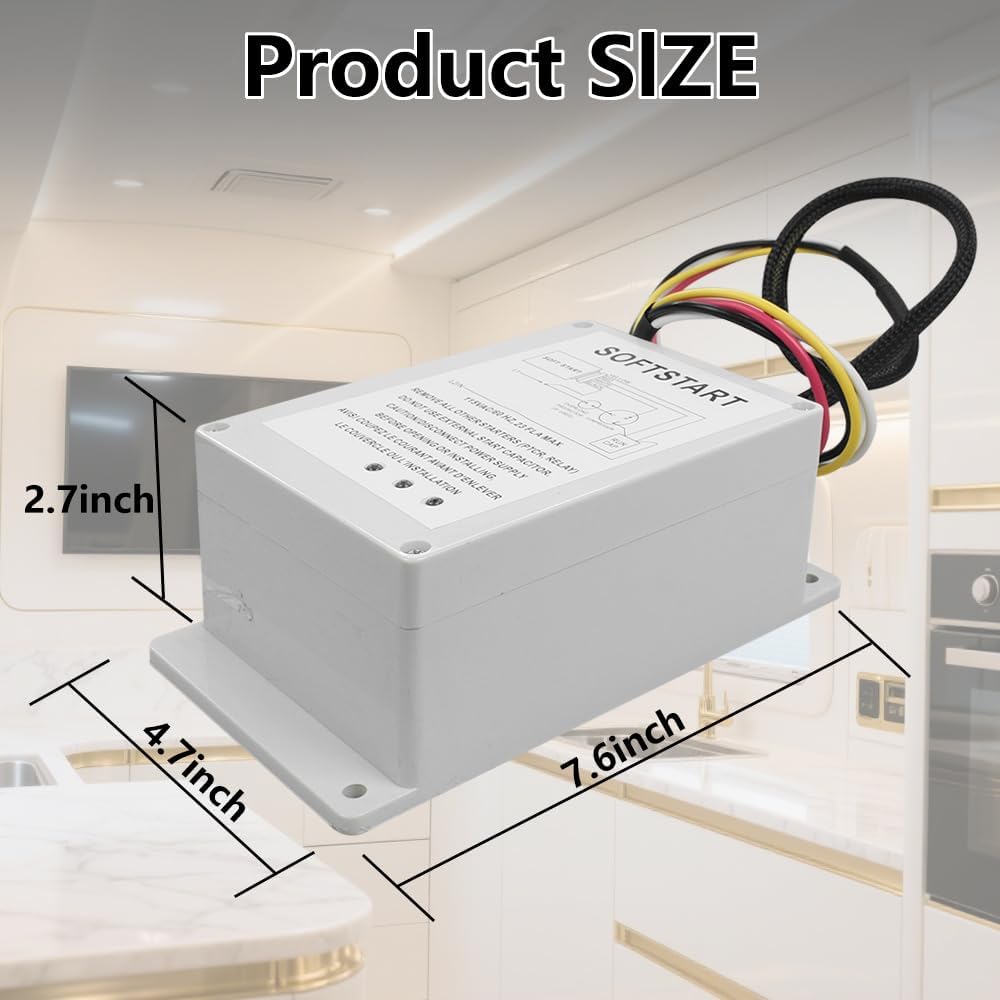 1497-3601 AC Capacitor Soft Start Control Kit Soft Start Compatible with Coleman 450XX/ 452XX/ 470XX/ 472XX/ 480XX/ 482XX-series air conditioners