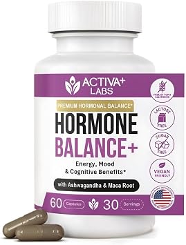 Activa Labs+ Hormone Balance for Women | Boost Energy, Mood, Libido and Focus | Supports Cycle&Menopause Comfort | Gluten, Soy&Lactose Free | 30 Day Supply