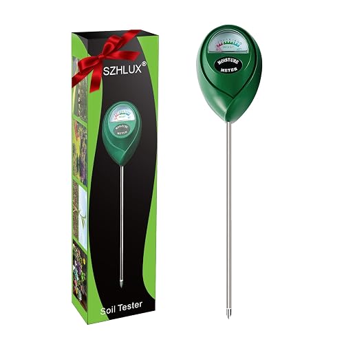SZHLUX Moisture Meter Water Monitor Soil Hygrometer Sensor Care, Lawn,
