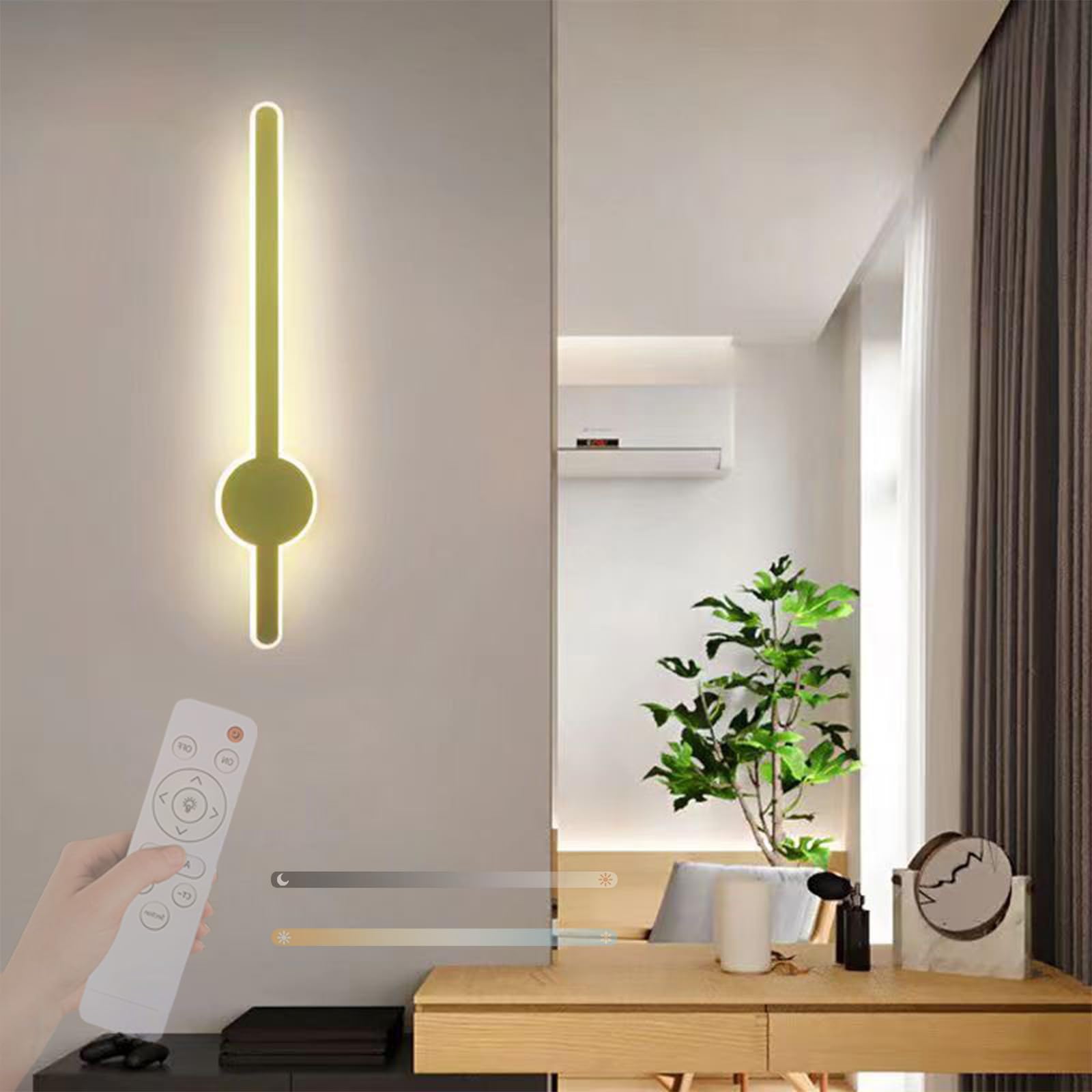 Luz de pared para pasillo que elimina la fatiga visual con tonos LED 8
