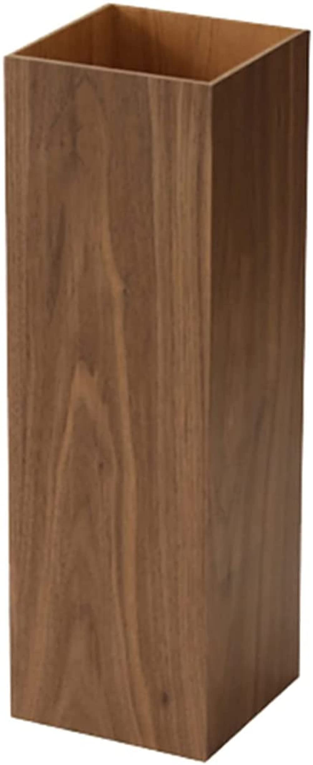 Porte-parapluies en bois design compact avec récupérateur d'eau de pluie
