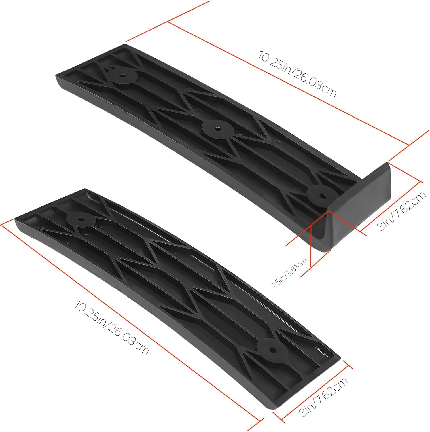 20 pcs Boat Trailer Bunk Slides Kit,Boat Trailer Bunk Slide Pads and Enders Boat Trailer Bunk Slicks for Easier Launching- 16 Pads (3x10)   4 Bunk Enders