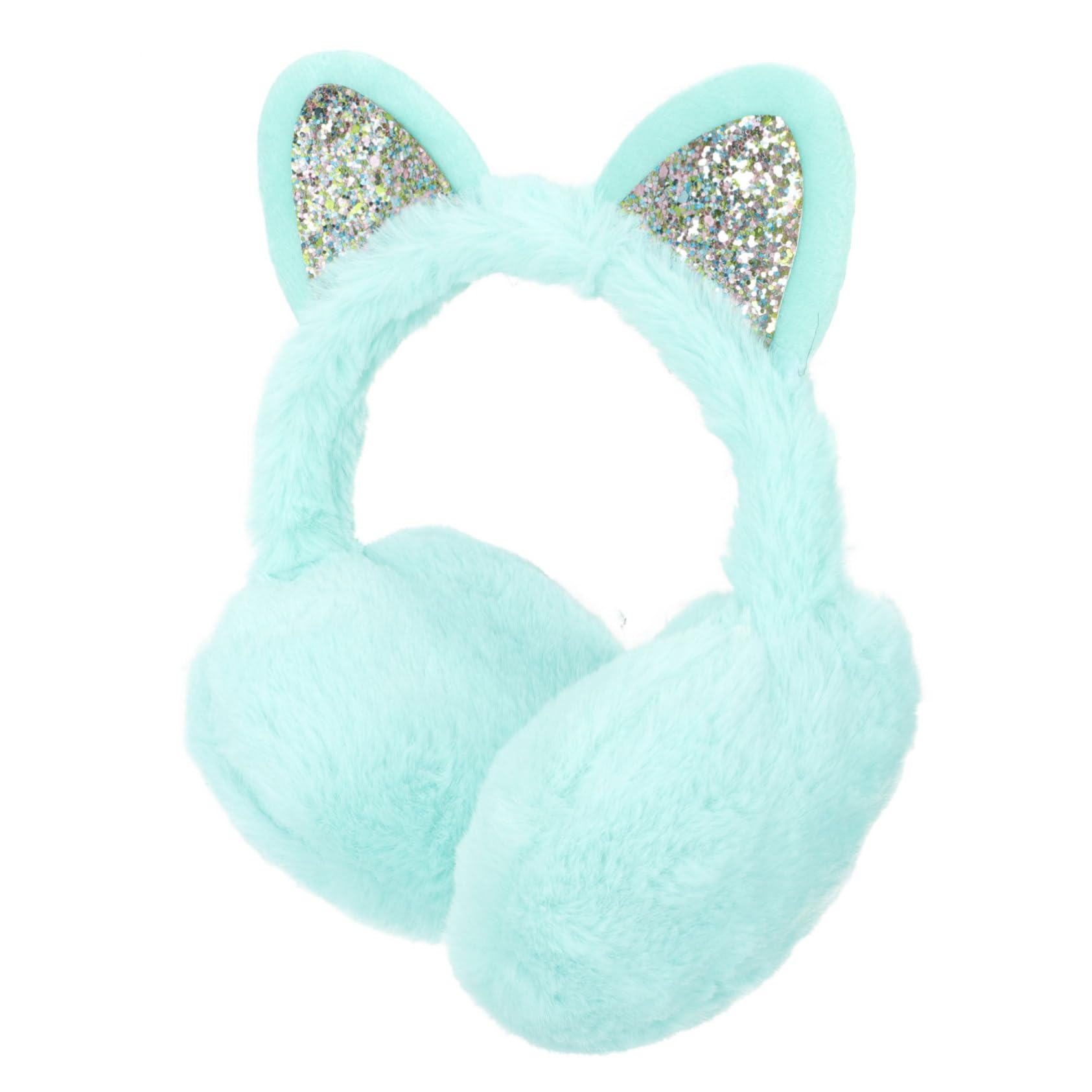 minkissy Adorable Cat Ear Winter Earmuffs for Comfortable Fleece Ear Covers Warm Keeping Ear for Outdoor Activities Portable Ear Protection for Cold Weather