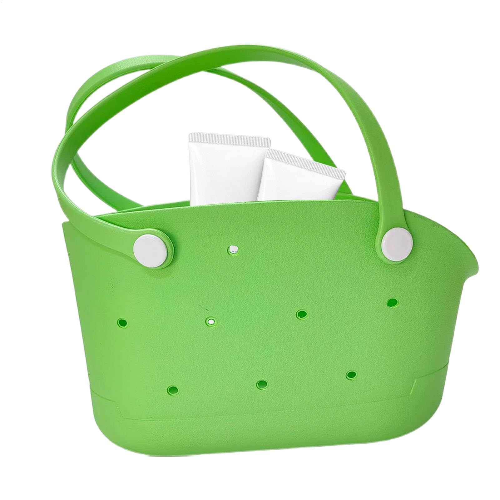 Generico Bolsa de playa de goma impermeable: bolsa de viaje compacta y portátil, bolsa abierta adecuada para deportes, mercado y uso al aire libre.