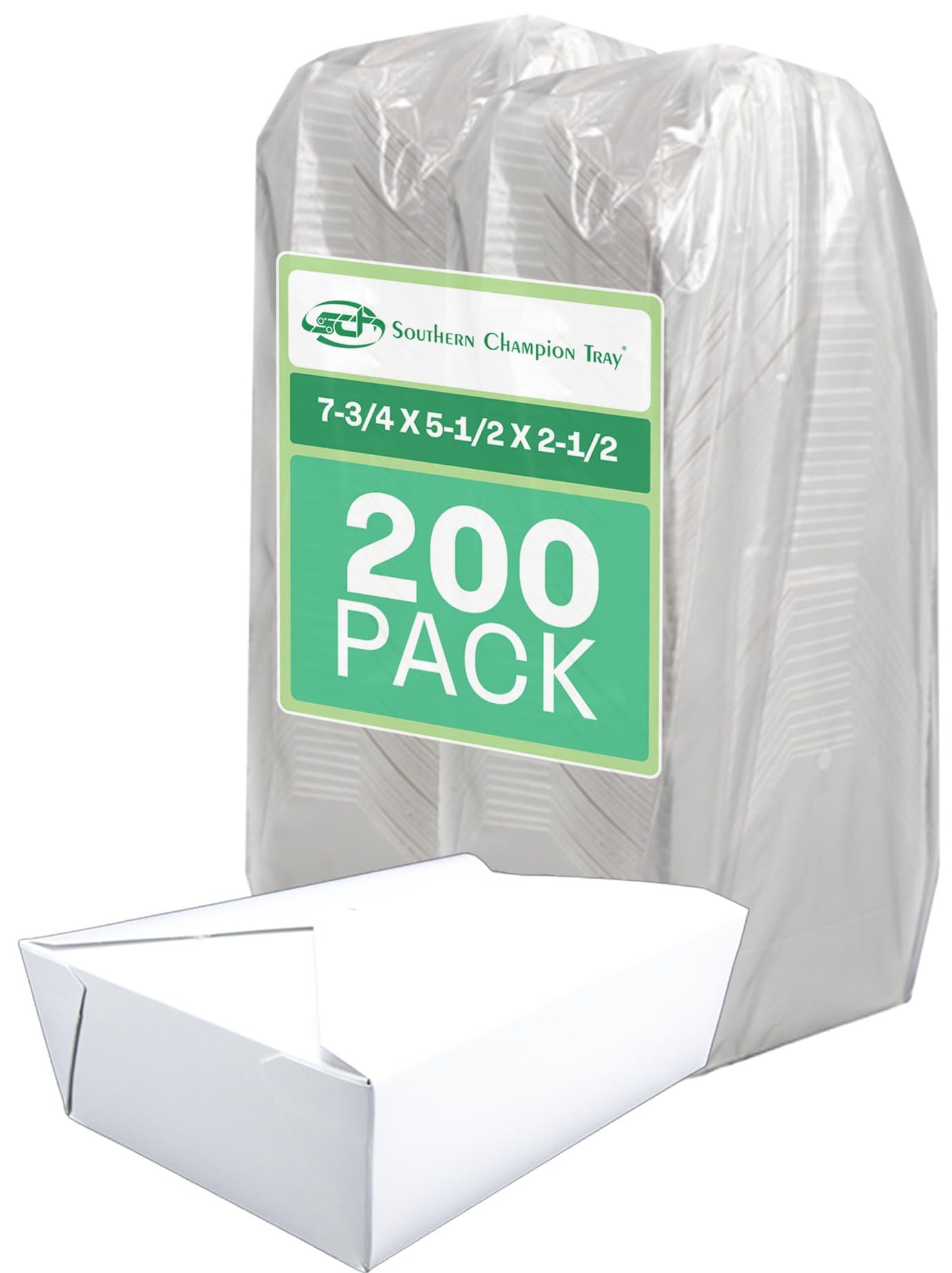 SOUTHERN CHAMPION TRAY White / 7-3/4" x 5-1/2" x 2-1/2" / 1 Boxes