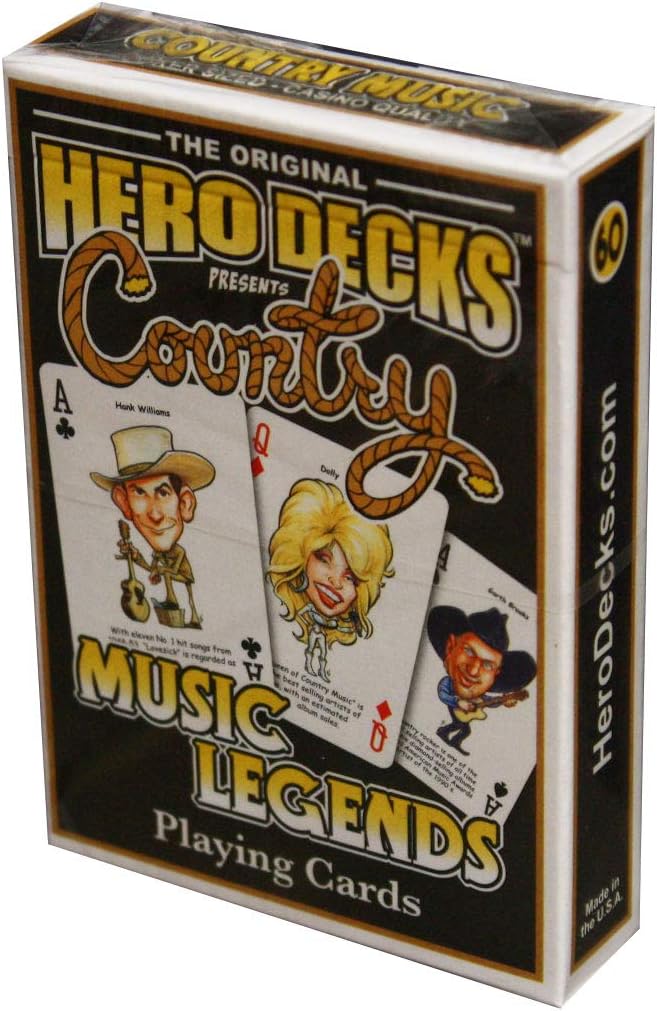 HeroDecks Country Music Legends Playing Cards