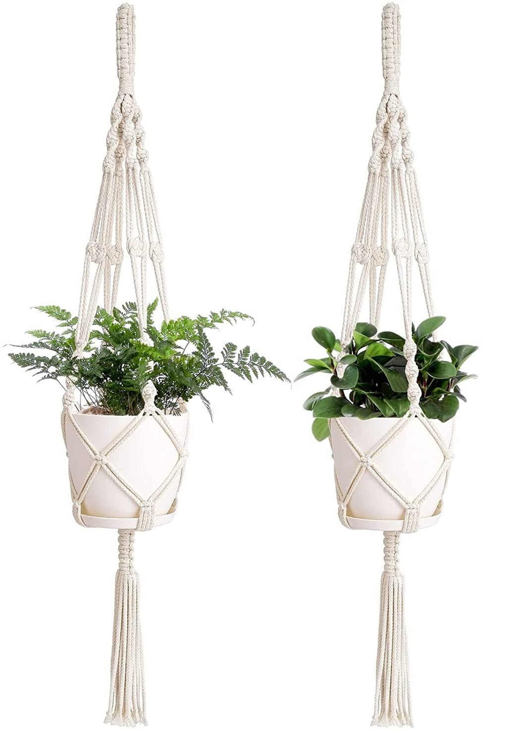 Saaz Macrame Plant Hangers Without Pots Indoor Hanging Planters Basket Holder (B0BDP8B712) Amazon Price History, Amazon Price Tracker