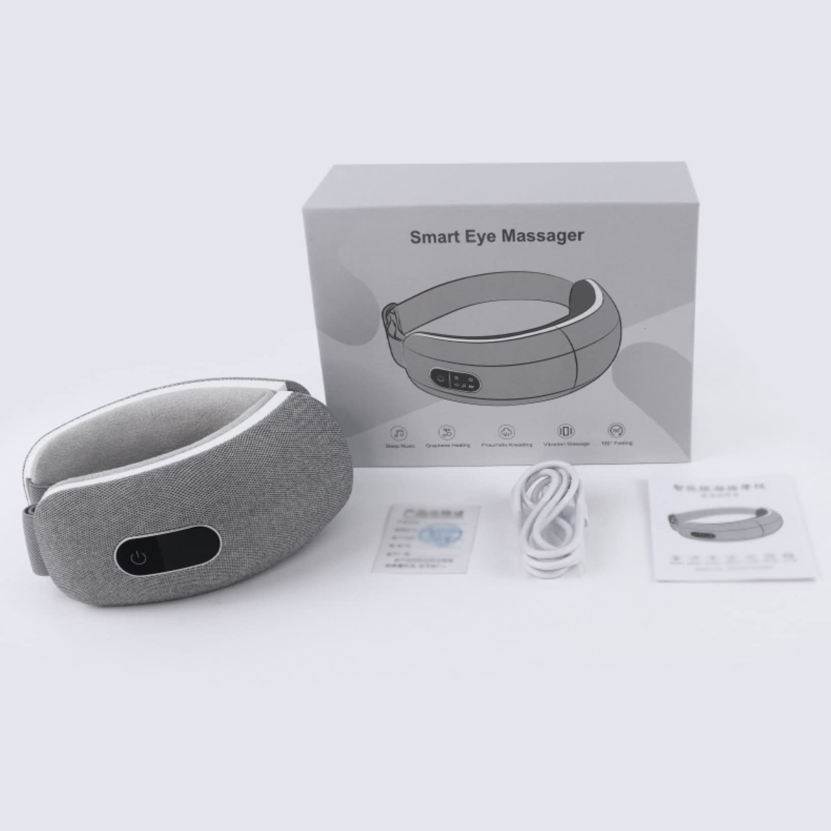 Masajeador De Ojos, Masajeador De Ojos Con Calor, Ideal Como Regalo De Relajación Para Mamá, Reduce Ojos Secos/Fatiga Ocular/Mejora El Sueño