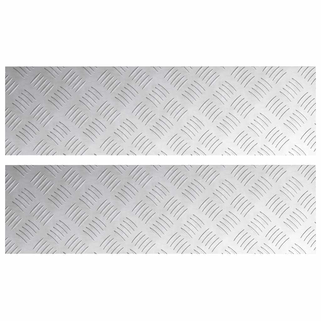 Escalones de aluminio de 70x20 cm para escaleras de interior y exterior en chapa estriada