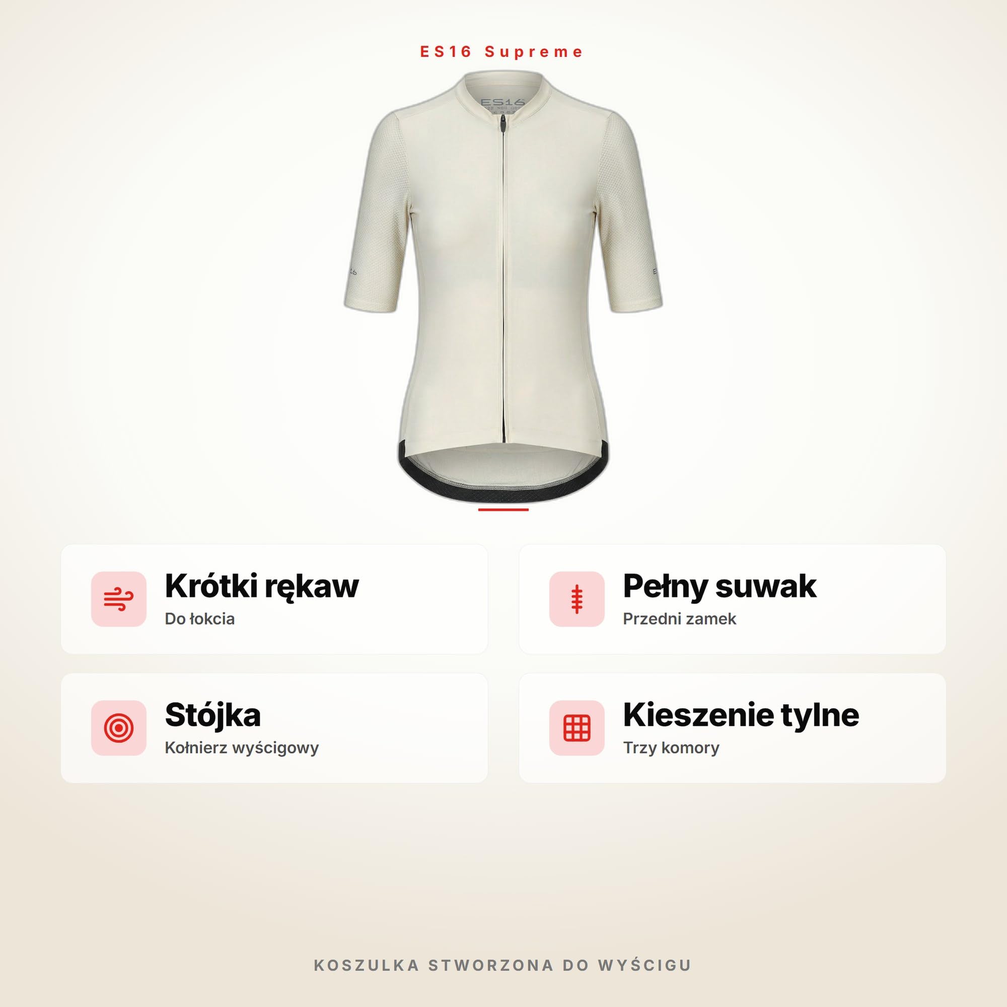 Koszulka Kolarska Damska | Premium Cycling Jersey z Rękawami Mesh, Damskim Krojem Race-Fit i Zamkiem – Oddychający Poliester