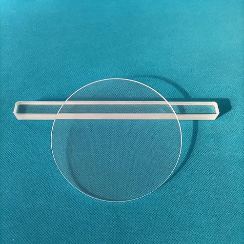 JGS2 Fused Silica Window Quartz Glass Disk Plates(80x80x1.1mm)