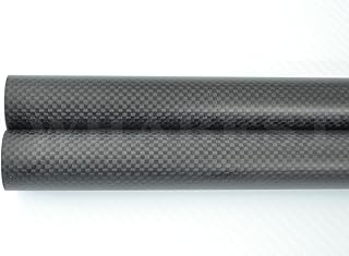 WHABEST 3K Roll Wrapped Carbon Fiber Tube OD 5mm 6mm 7mm 8mm 9mm 10mm X 1000mm Wing Tube Multi-Copter ARM DIY (8x10x1000mm Matt Plain, 1)