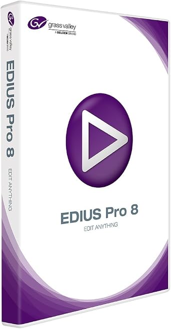 Grass Valley EDIUS Pro 8 Nonlinear Editing Software, Standard, Boxed DVD