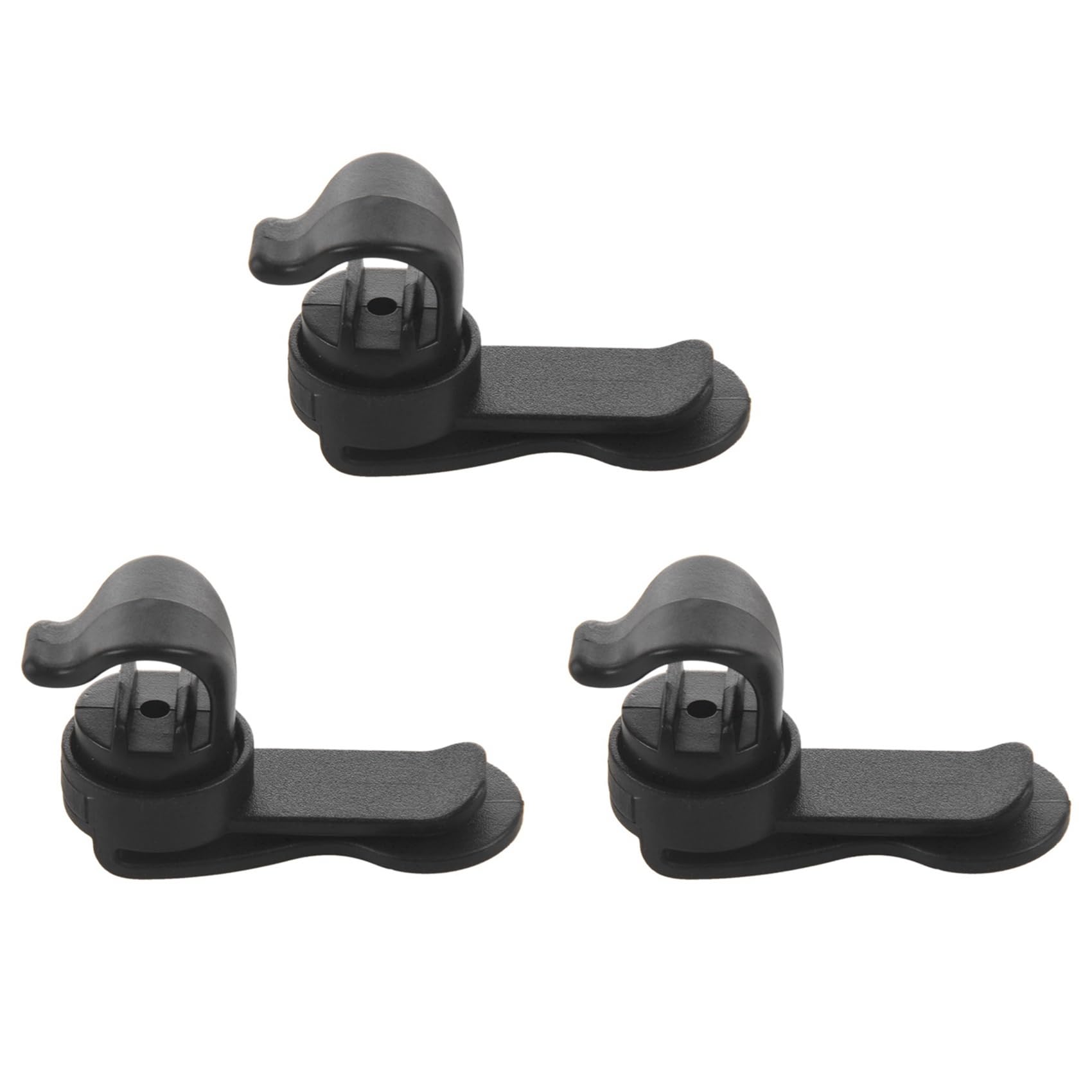 Jnchdghwa Black 3X Removable Hydration Pack Clamp Magnetic Hose Holder Magnetic Tube Clip Water Bladder Hose Clip